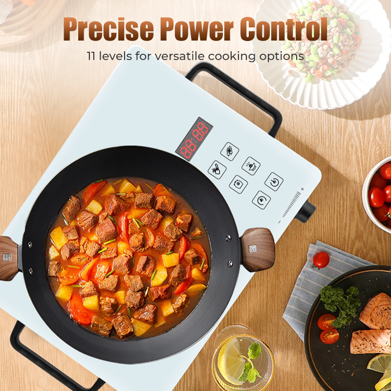High-Power Single Burner Electric Ceramic Cooktop