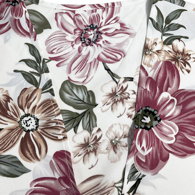 Women's Floral Print Loose Fit Cover Up Top