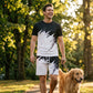 👕☀️ 2-teiliges Sommer-Set für Herren – Mit dynamischem Print, atmungsaktiv & bequem – Perfekt für Alltag, Sport oder Freizeit – lässiger und leichter 2-in-1 Look 🩳✨