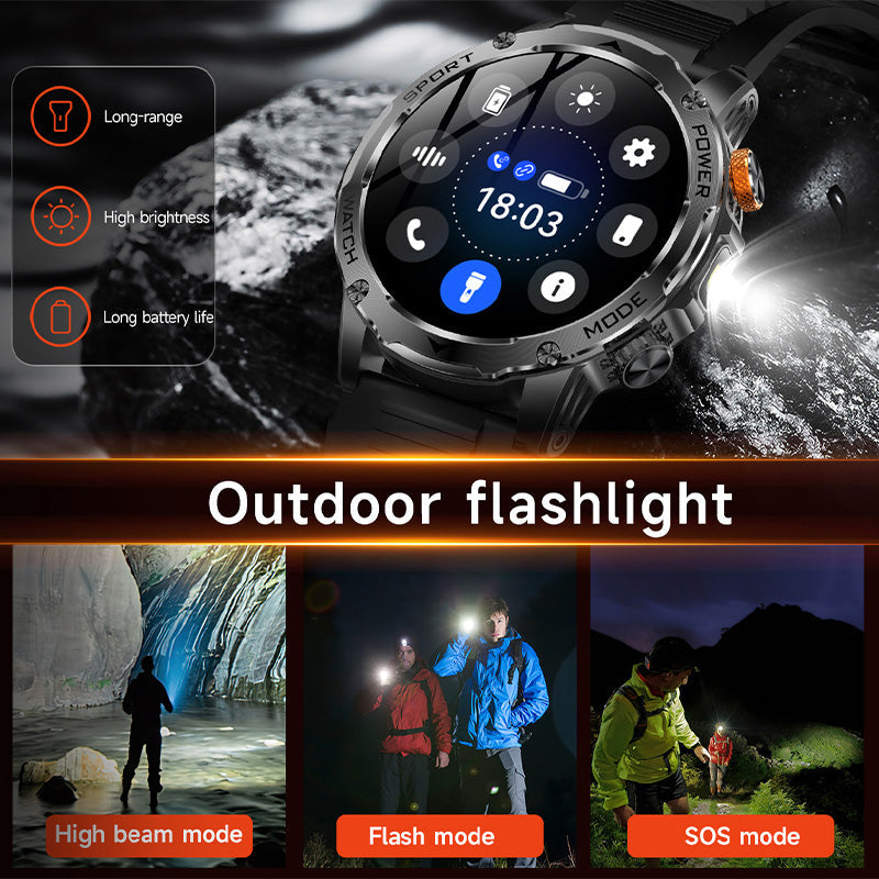 ⌚ 60% RABATT! 🏆 Smart Bluetooth Sportuhr – 1000mAh Akku & Fitness-Tracking – Herzfrequenz, Schrittzähler & Schlafüberwachung – wasserdicht & kompatibel mit iOS/Android – perfekt für den aktiven Alltag 💪✨