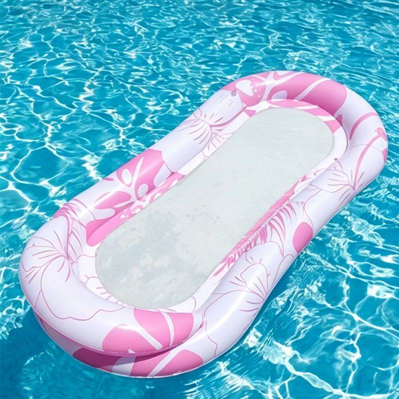 Aufblasbarer Pool-Float-Hängematte mit Netzmitte