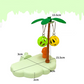 🐦 Vogel-Spielplatz mit Wolken-Design – Kletter- & Ruheplattform aus Holz, ideal für Wellensittiche, Unzertrennliche & kleine Papageien 🌤️