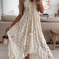 V-Ausschnitt Schnürkleid mit Trägern