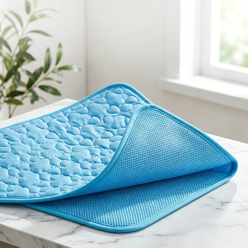 🐶🐱🧊 Sommerangebot! Kühlmatte für Haustiere (ohne Wasser) – Atmungsaktives Oxford-Gewebe, passend für jedes Bett/jede Box