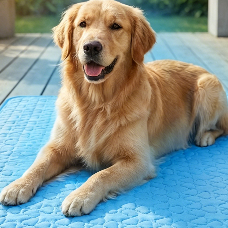 🐶🐱🧊 Sommerangebot! Kühlmatte für Haustiere (ohne Wasser) – Atmungsaktives Oxford-Gewebe, passend für jedes Bett/jede Box