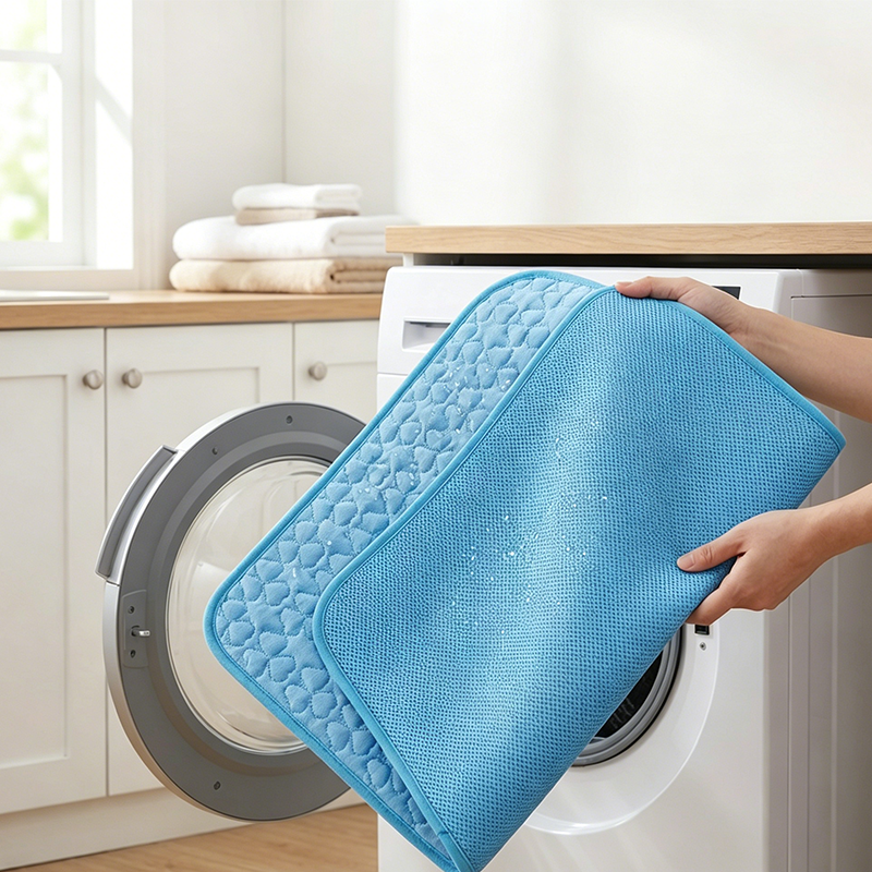 🐶🐱🧊 Sommerangebot! Kühlmatte für Haustiere (ohne Wasser) – Atmungsaktives Oxford-Gewebe, passend für jedes Bett/jede Box