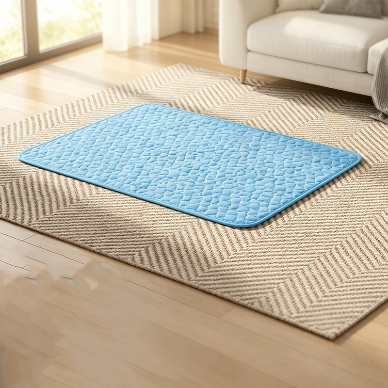 🐶🐱🧊 Sommerangebot! Kühlmatte für Haustiere (ohne Wasser) – Atmungsaktives Oxford-Gewebe, passend für jedes Bett/jede Box