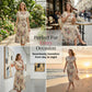 👗 ZEITLICH BEGRENZT 50% RABATT! ✨ Blumendruck Plissiertes Midi-Kleid – Elegant, Feminin ✨