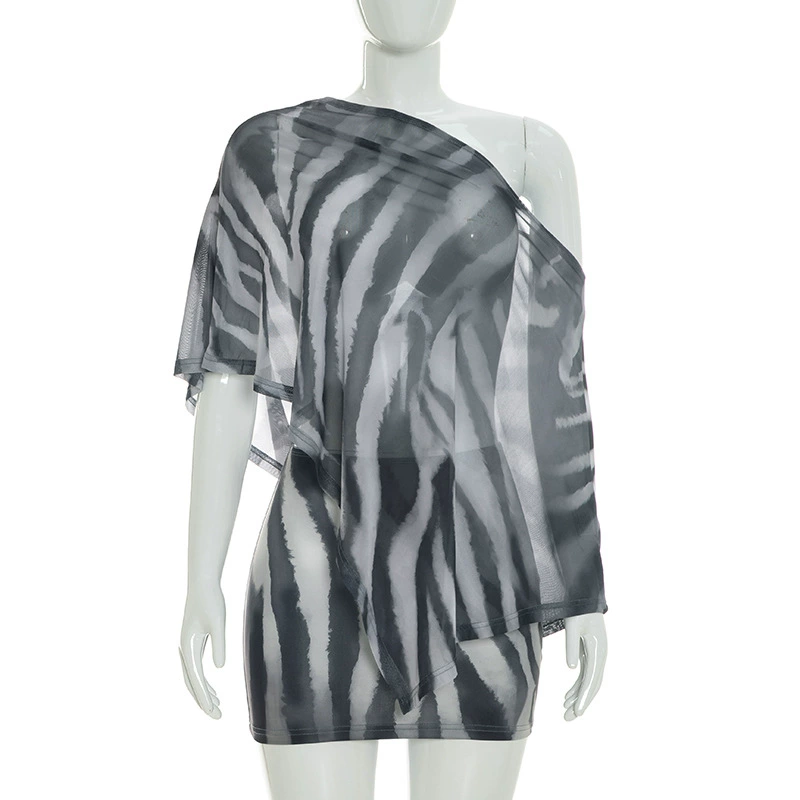 💃 ZEITLICH BEGRENZT 50% RABATT! 🌴 Asymmetrisches Schal-Top & Hochbund-Rock-Set