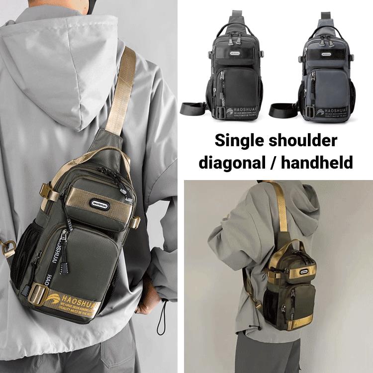 🎒🔥 50% RABATT! 2026 Verstellbare Oxford-Stoff Casual Brusttasche – Wasserdicht, Multi-Fach & perfekt für Urban-Style, Reisen & Alltag ✨