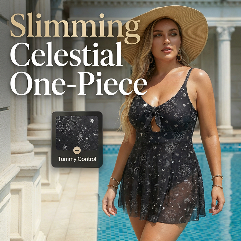 🎉👙 50% Rabatt! Dieser einteilige Badeanzug mit verspieltem Sternmuster betont deine Kurven auf schmeichelhafte Weise. Perfekt für Strand, Pool oder heiße Tage.