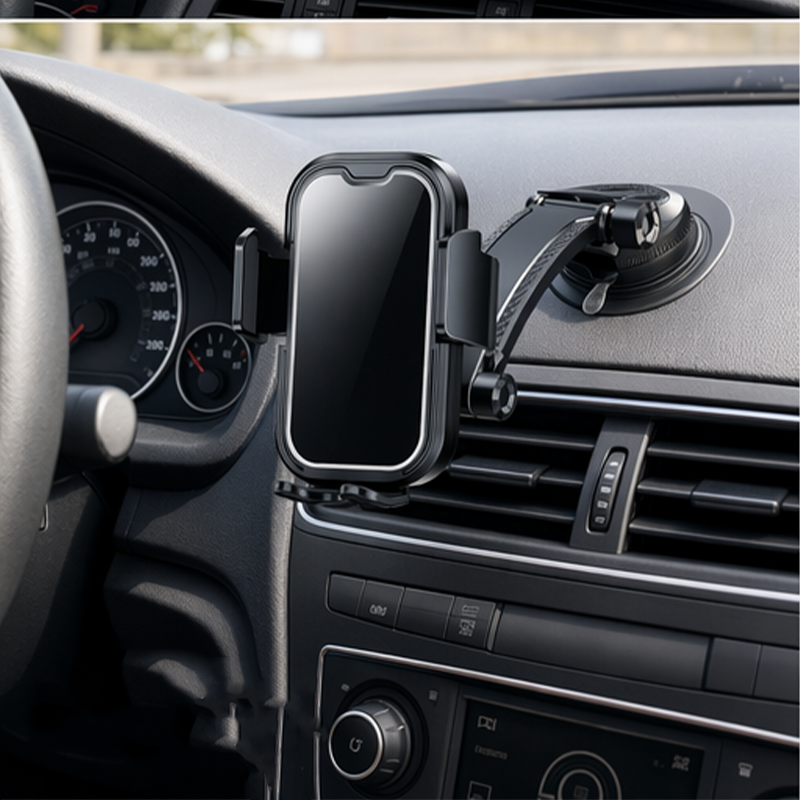 🚗 50% RABATT! 🧲 Magnetische Saugnapf-Handyhalterung – Starker Halt, verstellbar & universell – Perfekt für Navigation & Freisprechen im Auto 📱