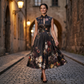 Women's Elegant Sleeveless Floral Dress