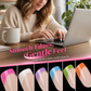 ✨ Color Pop Aufkleb-Kunstnägel Set mit 288 Stück – 12 Größen, einfache Anwendung, salonfertiger French-Look ohne Nagellack