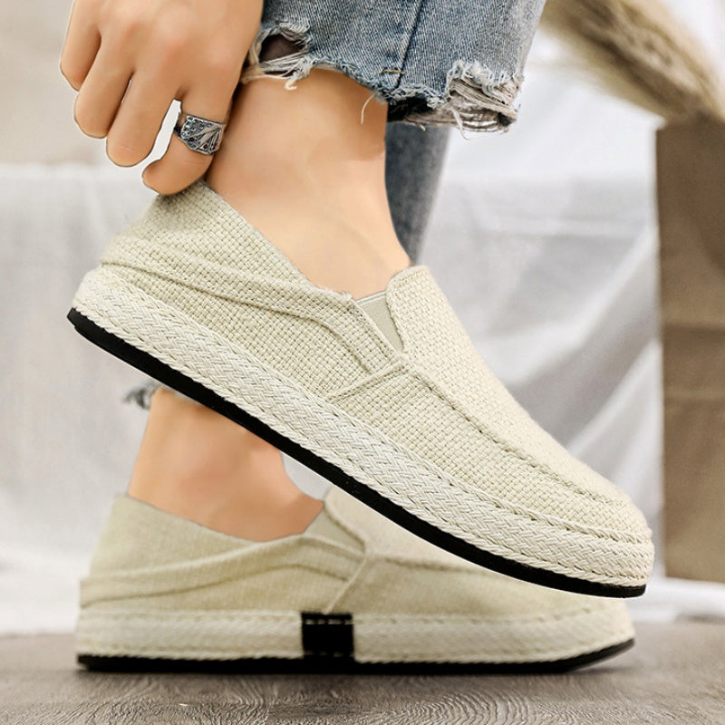 👞🌿 50% RABATT! Herren Lässige Canvas Slip-On Schuhe – Weich, atmungsaktiv & perfekt für Alltag, Freizeit & warme Tage ☀️✨