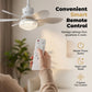 2-in-1 LED-Deckenventilator mit Kühlung