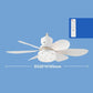 2-in-1 LED-Deckenventilator mit Kühlung