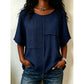 👚 50% Rabatt: Damen Minimalistische Freizeitbluse | Strukturiert & Locker für Alltag und Büro ✨
