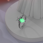 Leuchtender Glühwürmchen-Ring – Zirkon & Nachtleuchtendes Design
