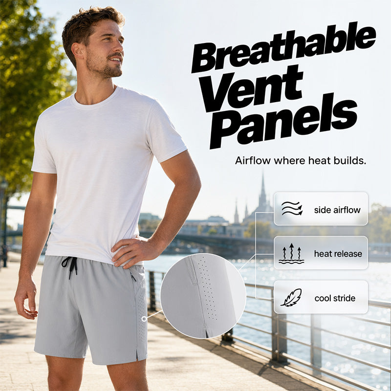 🩳 50% RABATT! ⚡ Schnelltrocknende Sportshorts für Herren – Mit Reißverschlusstaschen & atmungsaktivem Material – Ideal für Laufen, Fitness oder Outdoor-Aktivitäten – bequem, leicht & praktisch 🏃‍♂️🌿✨