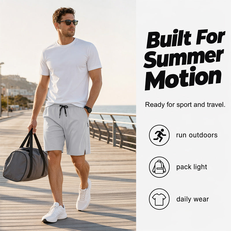 🩳 50% RABATT! ⚡ Schnelltrocknende Sportshorts für Herren – Mit Reißverschlusstaschen & atmungsaktivem Material – Ideal für Laufen, Fitness oder Outdoor-Aktivitäten – bequem, leicht & praktisch 🏃‍♂️🌿✨