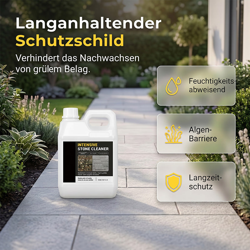 Intensiv-Steinreiniger für Terrassen und Wege
