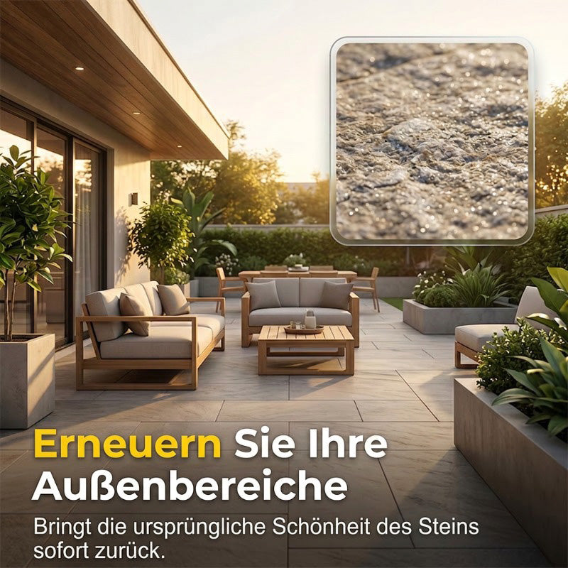 Intensiv-Steinreiniger für Terrassen und Wege