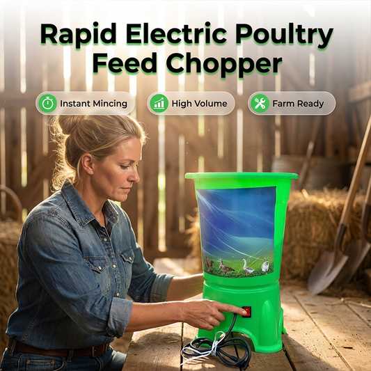⚡🐔 53% RABATT! Elektrische Futtermühle – Zerkleinert Mais, Getreide & Futter im Handumdrehen – Perfekt für Hühner, Enten & Geflügel 🔥🌾✨