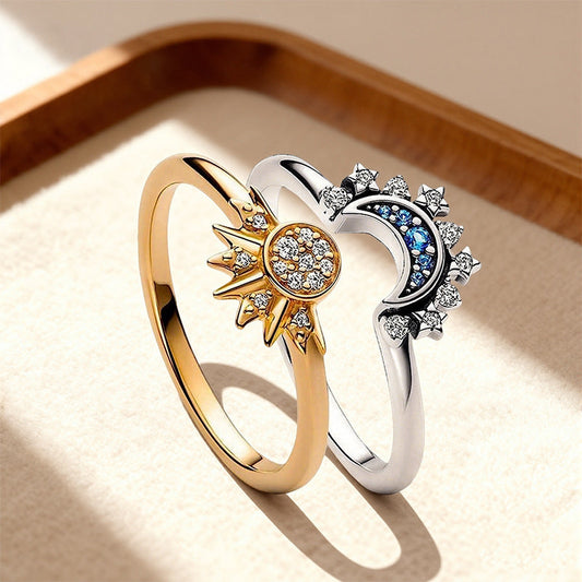 Himmlisches Paar-Ring-Set