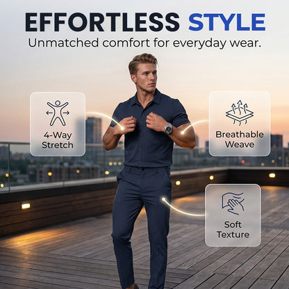 👔 54% RABATT! 🌿 Herren Zweiteiler – Leichter Casual-Anzug aus atmungsaktivem Stoff – Perfekt für Sommer, Hochzeit oder Büro – lässig-elegant mit Komfort ✨👖🌞