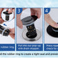 Hibbent Upgraded 3-in-1 Bathroom Sink Drain Strainer, Universal Pop-Up Plug, Removable Stainless Steel Basket-Style Hair Catcher, 1.1–2.36-inch Sink Plug, Brass Cartridge, Matt Black