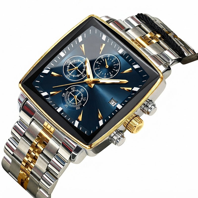 ⏱️Men's Classic Square Dial Quartz Watch🌙