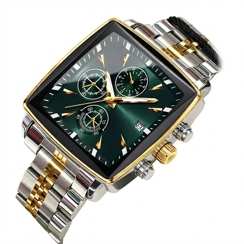 ⏱️Men's Classic Square Dial Quartz Watch🌙