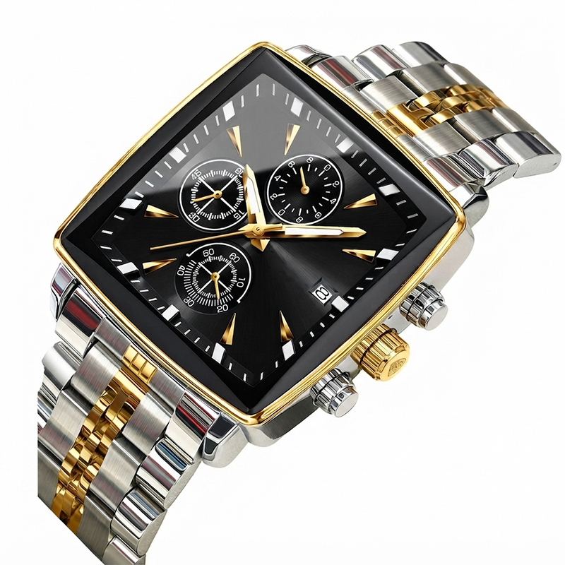 ⏱️Men's Classic Square Dial Quartz Watch🌙