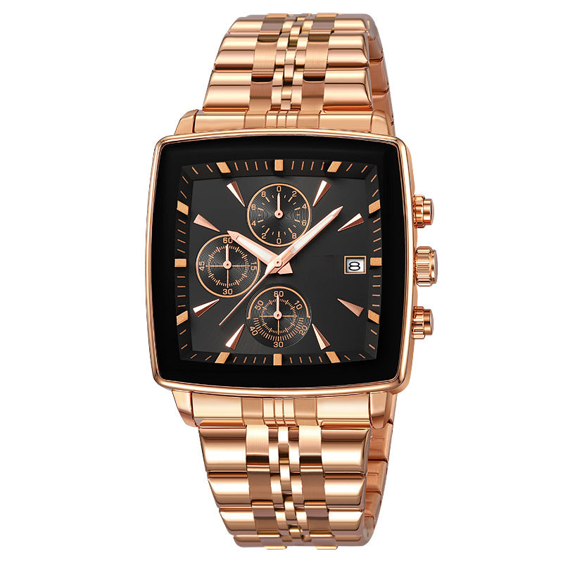 ⏱️Men's Classic Square Dial Quartz Watch🌙