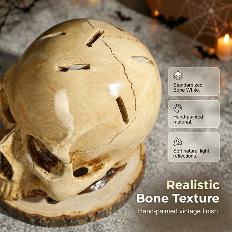 💀Halloween-Überraschung - bis zum halben Preis🎃Kreativer Totenkopf-Messerhalter aus Harz