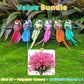 12PCS Artificial Feathered Birds with Clips