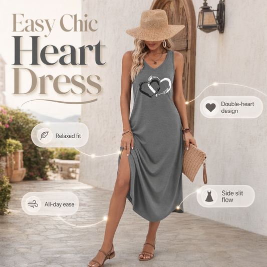 🕊️ Ärmelloses, locker sitzendes Tanktop-Kleid für Damen – dein neues Lieblingsstück für entspannte Sommertage. Einfach anziehen, wohlfühlen, losgehen! ☀️👗
