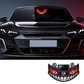 🔥 50% RABATT! 😈 Solar LED Auto-Warnlicht „Teufelssauge“ ✨ Vibrationssensor, USB- & Solar-Aufladung, Universell für PKW & LKW