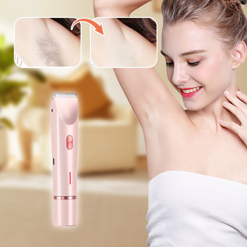 🌸Herbstschlussverkauf🌸Zeitlich begrenzt 46%RABATT💕IPX7 wasserdichter Doppelkopfrasierer für Damen