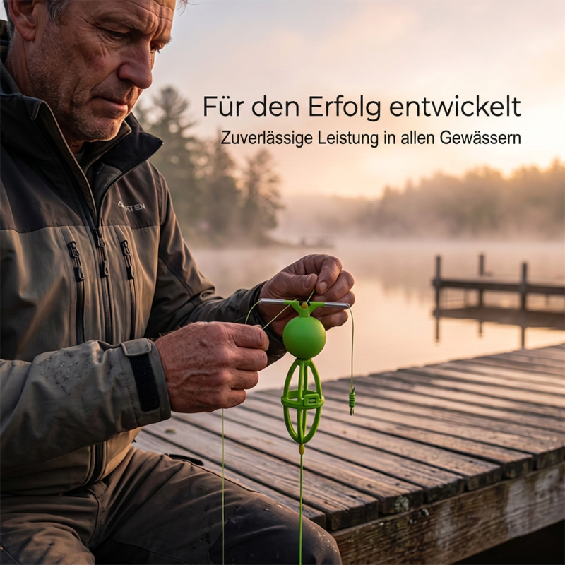 🎣 Verhedderungsfreies Futterkorb Angelsystem – einfach von unten befüllbar 💧