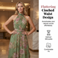🌸 50% RABATT! 👗 Elegantes Maxi-Kleid mit Blumendruck & Neckholder – Fließender Stoff, figurschmeichelnd & Boho-Stil – Ideal für Sommer, Urlaub & warme Abende ☀️