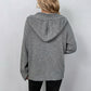 🧥 50% RABATT! 🛍️ Damen-Strickjacke mit Kapuze & Knopfleiste – Einfarbig, mit Kordelzug & vielseitig – Ideal für Alltag & Freizeit 🌿