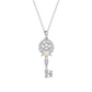 🔮  Leuchtende Opal-Schlüssel-Halskette – Zarter Glanz, elegant & leicht – Perfekte Geschenkidee für besondere Momente ✨