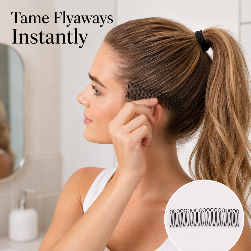Peigne flexible « Invisible Grip » pour cheveux rebelles