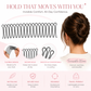 Peigne flexible « Invisible Grip » pour cheveux rebelles