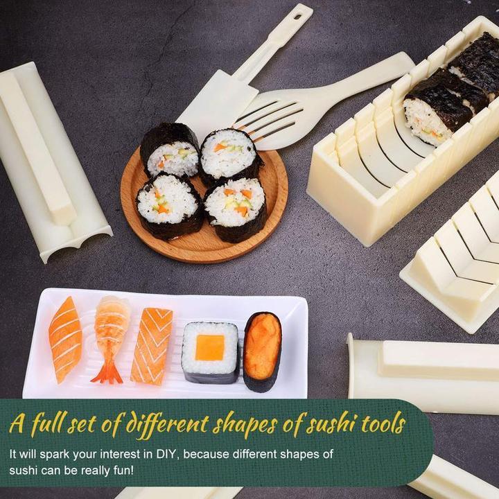 🛍️ 50 % Rabatt – 5-in-1 Sushi-Set – vielseitige Formen, einfache Handhabung & perfekt für DIY-Sushi zuhause 🍣