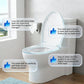 Langlebiger Toilettensitz mit Soft-Close-Funktio