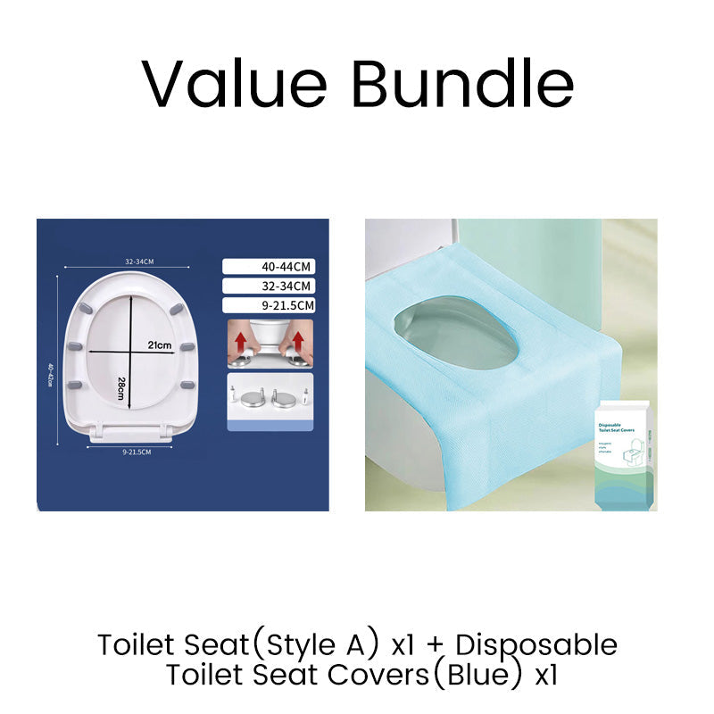 Langlebiger Toilettensitz mit Soft-Close-Funktio