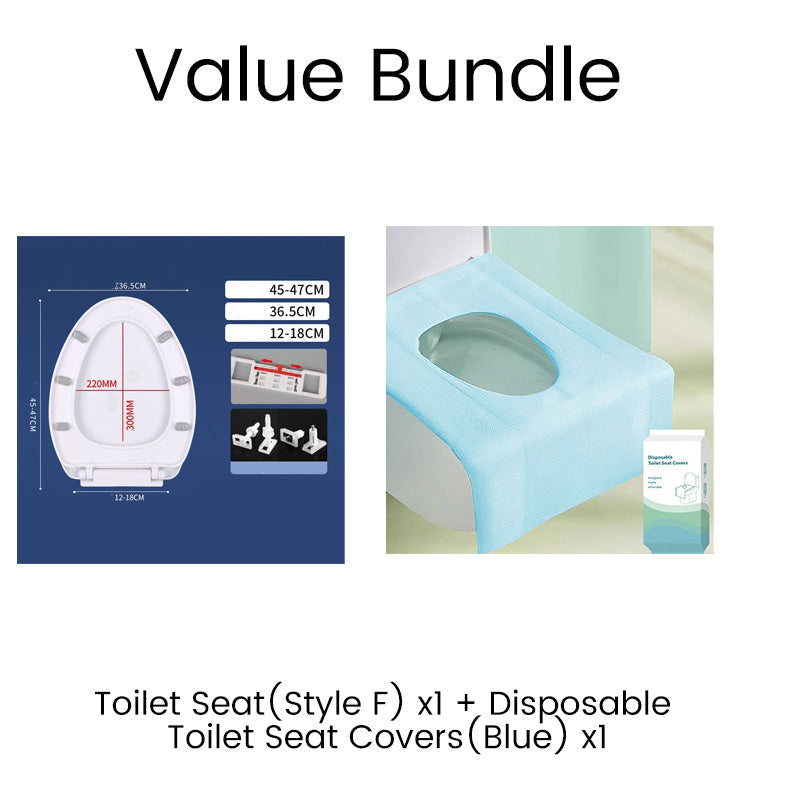 Langlebiger Toilettensitz mit Soft-Close-Funktio
